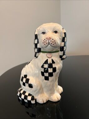 MacKenzie-Childs Ceramic Staffordshire Dog Figurine